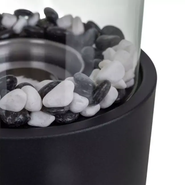 Kaminer bio-ethanol tafelhaard 28×16 cm – zwart & rookvrij – stijlvol en veilig