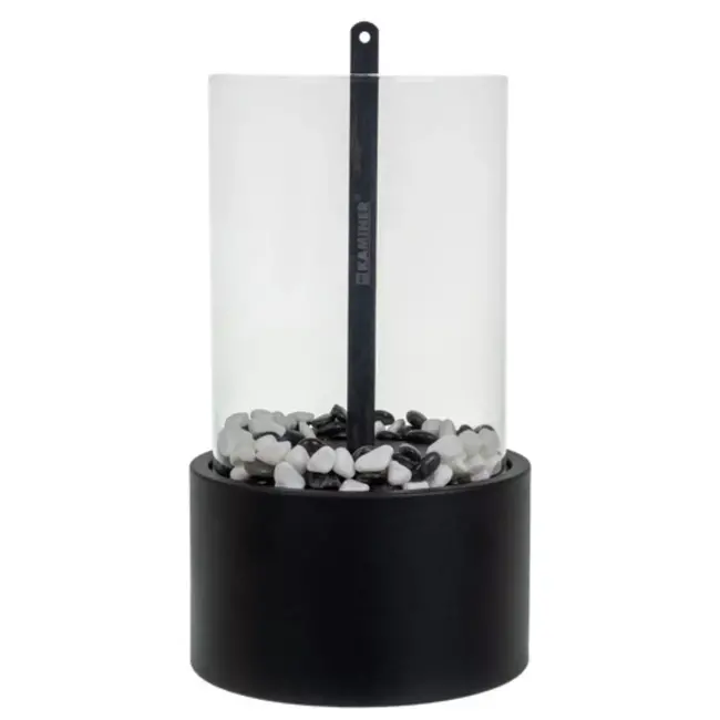 Kaminer bio-ethanol tafelhaard 28×16 cm – zwart & rookvrij – stijlvol en veilig