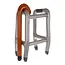 Ruhhy opblaasbare rollator met stok – ideaal voor Halloween & feestkostuums