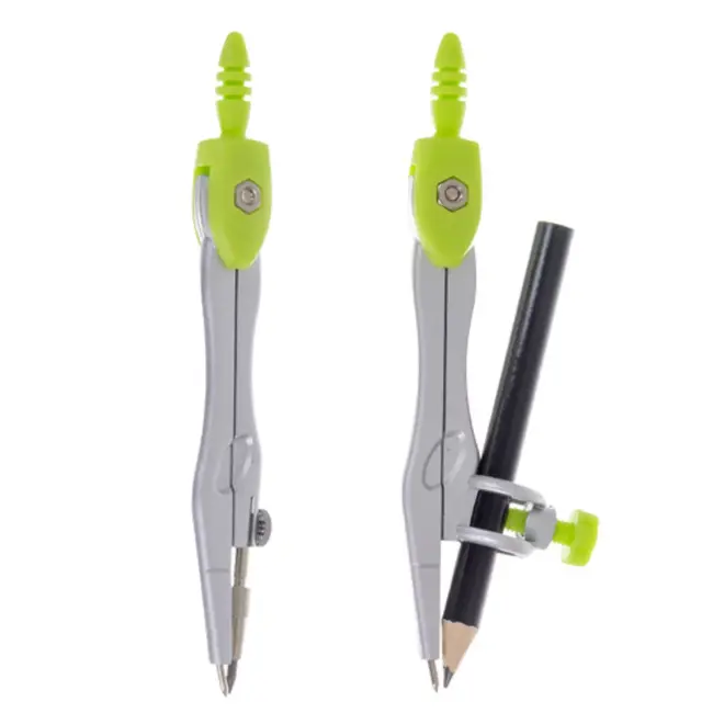 Maaleo geometrische set 10‑delig – compleet en compact – inclusief cirkel- en liniaalgereedschap