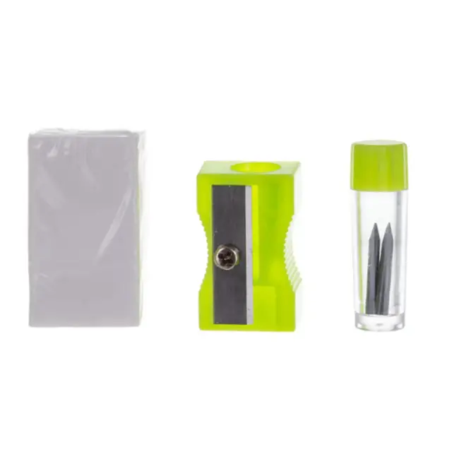 Maaleo geometrische set 10‑delig – compleet en compact – inclusief cirkel- en liniaalgereedschap