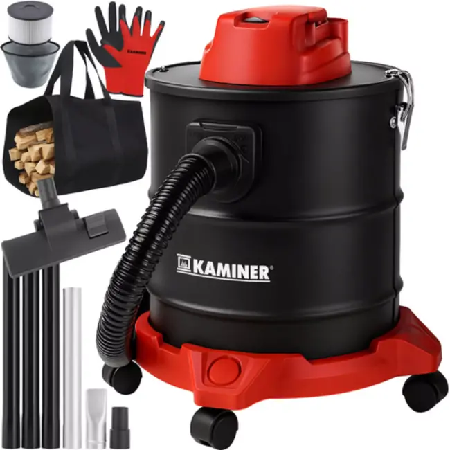 Kaminer ODK013 – Aszuiger – 20L – Hittebestendig – Dubbel filter – Blaasfunctie