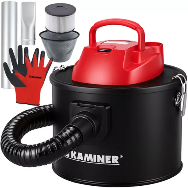 Kaminer ODK008 – Aszuiger – 10L – Compact – Hittebestendig – Dubbel filter