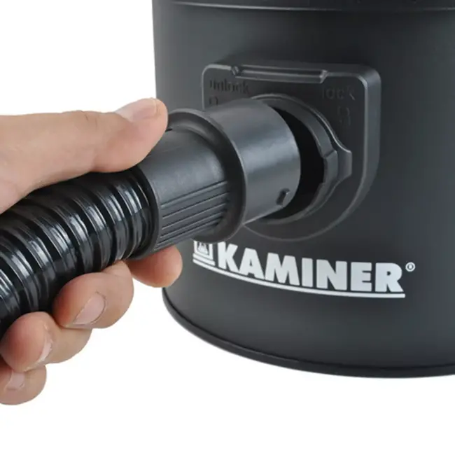 Kaminer ODK008 – Aszuiger – 10L – Compact – Hittebestendig – Dubbel filter