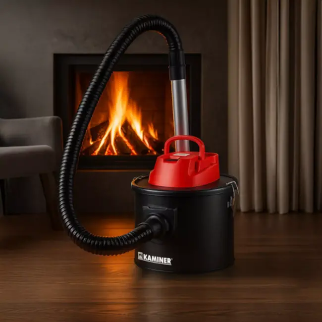 Kaminer ODK008 – Aszuiger – 10L – Compact – Hittebestendig – Dubbel filter