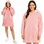 Ruhhy XXL – Oversized Dekentrui – Pastelroze – Fluweelzachte Polyester – Sherpa Binnenkant – Comfortabel en Unisex