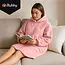 Ruhhy XXL – Oversized Dekentrui – Pastelroze – Fluweelzachte Polyester – Sherpa Binnenkant – Comfortabel en Unisex