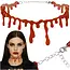 Ruhhy Halloween Halsketting – Realistisch Bloed Effect – Kunststof Choker – Voor Vampier en Cosplay Outfits