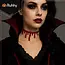 Ruhhy Halloween Halsketting – Realistisch Bloed Effect – Kunststof Choker – Voor Vampier en Cosplay Outfits