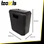 Izoxis Papierversnipperaar – 10L Capaciteit – 6 Vellen – Cross Cut Veiligheid – Voor Thuis en Kantoor