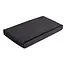 Ruhhy Opbergpoef – Luxe Grijs Fluweel – 76x38x38 cm – Comfortabel Zitvlak – Inklapbaar en Ruimtebesparend