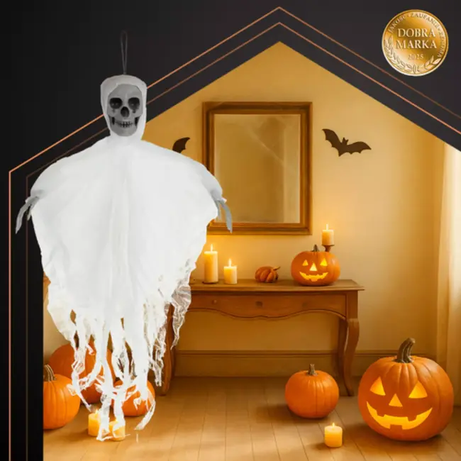 Ruhhy Halloween – Hangend Skelet – Wit – Realistisch – Lichtgewicht – Herbruikbaar