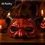 Ruhhy Demon Masker Halloween – Rood en Zwart – Kunststof Duivel Masker – Met Verstelbare Band en Hoorns