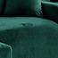 Ruhhy Sofa Hoes – Flessengroen – Stretch Velours – Inclusief Kussenhoes – 145-185 cm