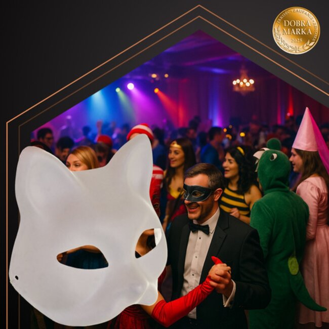 Ruhhy DIY Kattenmasker Set – 10 stuks – Universele Maat – Inclusief Elastiek