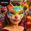 Ruhhy DIY Kattenmasker Set – 10 stuks – Universele Maat – Inclusief Elastiek