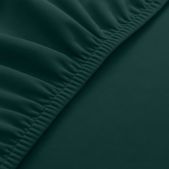 Ruhhy Stoelhoes – Flessengroen – Stretch – Wasbaar – 6‑delig