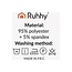 Ruhhy Stoelhoezen – Donkergrijs – Velours Stretch – Wasbaar – 6 stuks