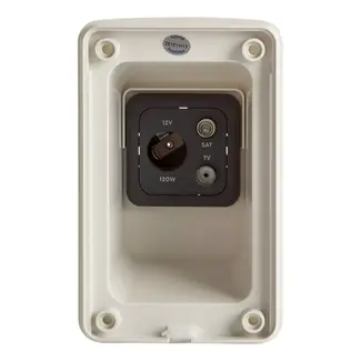 Whale Multimedia 3-in-1 – Inbouwdoos – TV Satelliet – 12V Stopcontact