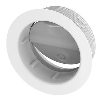 Whale Luchtuitlaat – Verstelbaar Rooster 65 mm – Wit – Voor Camper & Caravan