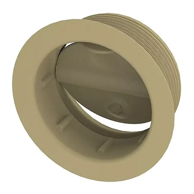 Whale Luchtuitlaat – Verstelbaar Rooster 65 mm – Beige – Voor Camper & Caravan