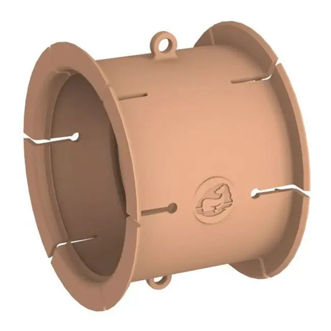 Whale Luchtkanaal Koppelstuk – 65 mm – Beige