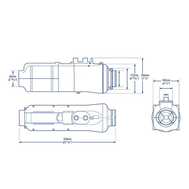 Whale Space Heater – Gas/Electric 5 GTE – 4,7 kW – Onder de Vloer