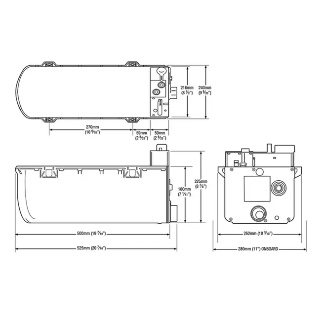 Whale Expanse Gas Onboard Boiler – 1,35 kW – 8 Liter – IP45