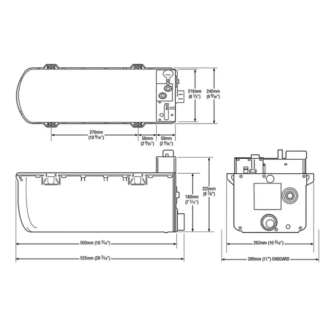 Whale Expanse Waterboiler – Gas/Electric Onboard – 8L – Compact