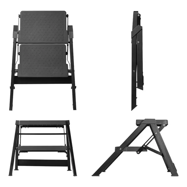 ProPlus Opstapje – Aluminium – 2 Treden – Vouwbaar – Antislip – 150 kg