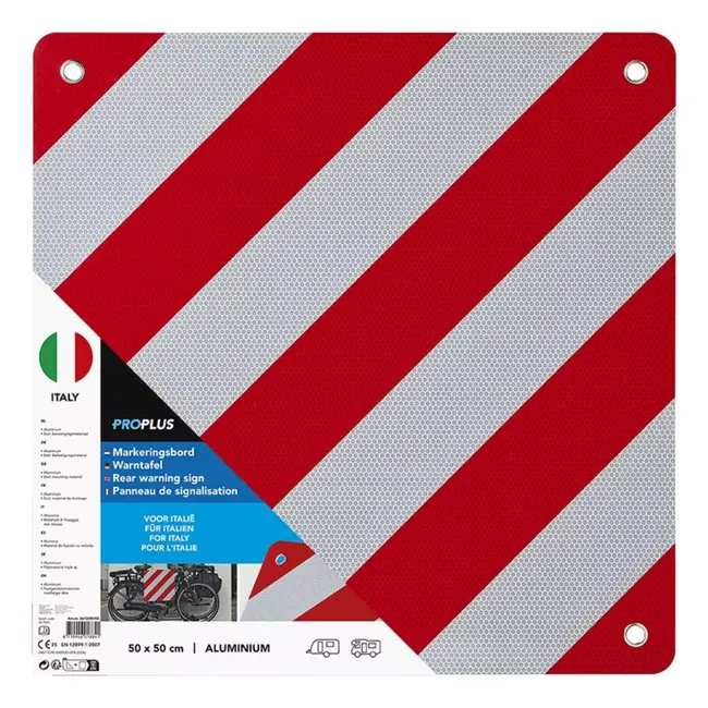 ProPlus Markeringsbord – Aluminium – 50x50 cm – Voor Italië – CE25 EN 12899