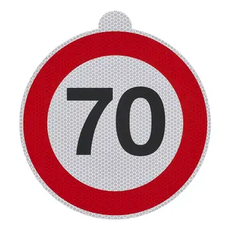 ProPlus Snelheidssticker 70 – Italië – RA2 / DGM 57477 – Ø20 cm