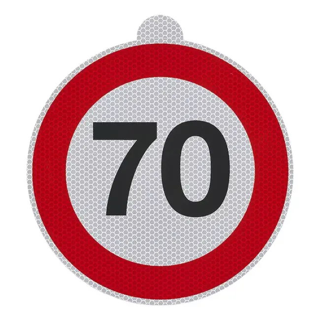 ProPlus Snelheidssticker 70 – Italië – RA2 / DGM 57477 – Ø20 cm