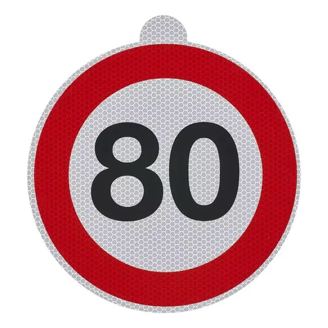 ProPlus Snelheidssticker 80 – Italië – RA2 / DGM 57477 – Ø20 cm