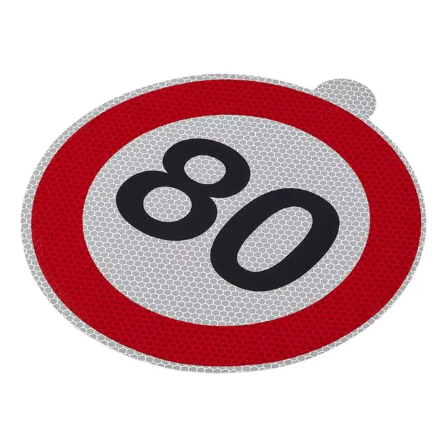 ProPlus Snelheidssticker 80 – Italië – RA2 / DGM 57477 – Ø20 cm