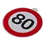 ProPlus Snelheidssticker 80 – Italië – RA2 / DGM 57477 – Ø20 cm