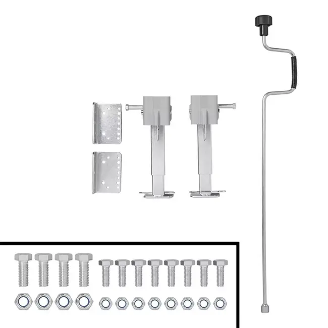 ProPlus Uitdraaisteun – 290-460 mm – 500 kg – Campersteunen – Set van 2