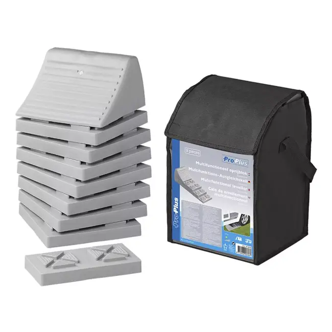 ProPlus Oprijblok – Multifunctioneel – Stapelbaar – 4 Niveaus