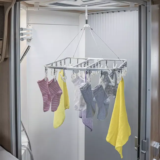 ProPlus Droogcarrousel – Aluminium – Inklapbaar – 32 Knijpers – Compact