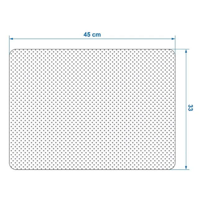 ProPlus Placemats – 33x45 cm – Grijs Vilt – Set van 2 – Anti-slip