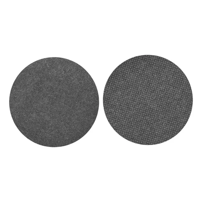 ProPlus Placemats – Ø35 cm – Ronde Vilt Placemat – Grijs – Set van 2