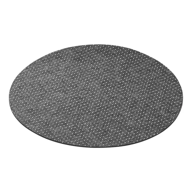 ProPlus Placemats – Ø35 cm – Ronde Vilt Placemat – Grijs – Set van 2