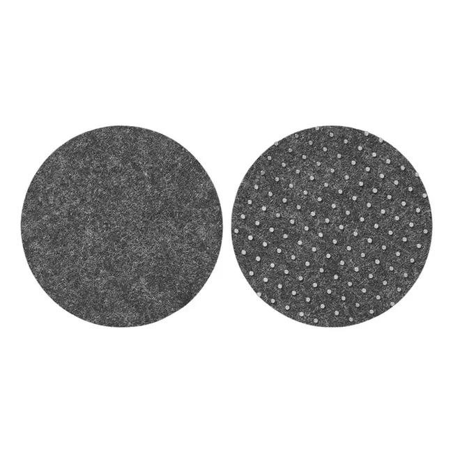 ProPlus Onderzetters – Ø10 cm – Vilt – Grijs – Set van 6