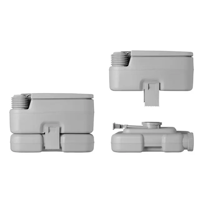 ProPlus Draagbaar Toilet – 10L/10L – Compact Camping Toilet – Met Doorspoelpomp