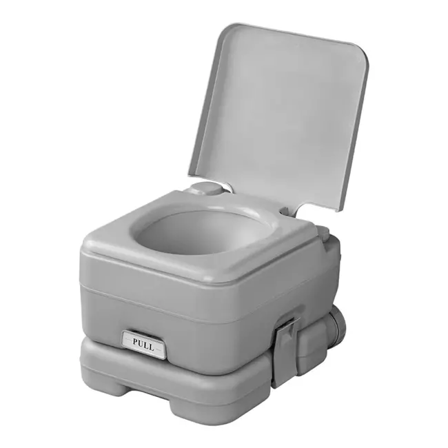 ProPlus Draagbaar Toilet – 10L/10L – Compact Camping Toilet – Met Doorspoelpomp
