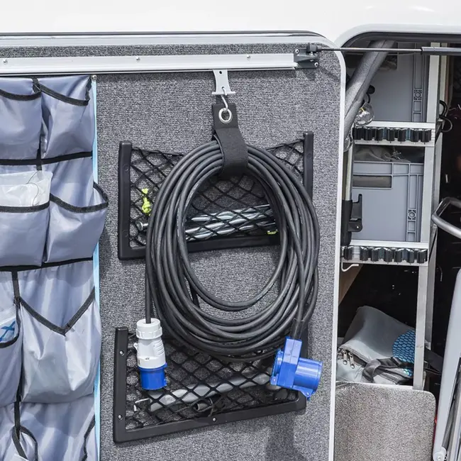 ProPlus Kabelband – Met Ophangoog – Herbruikbaar – Set van 2 – Kabelorganiser