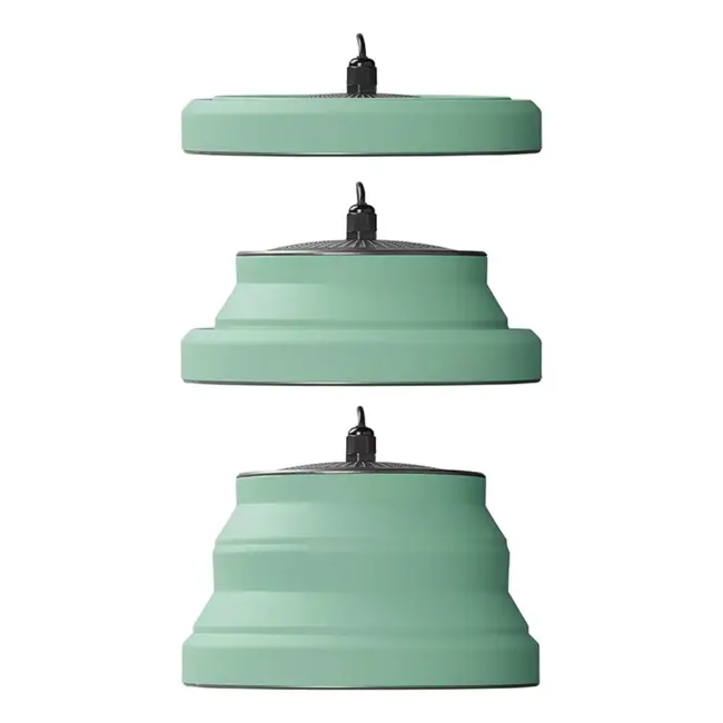 ProPlus Hanglamp – LED – Opvouwbaar Silicone – Groen – Ø15 cm – Campinglamp