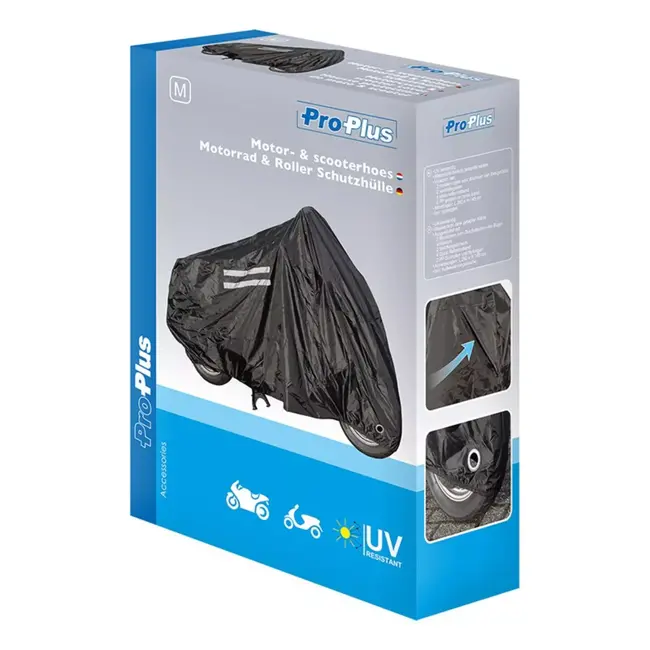 ProPlus Motorhoes & Scooterhoes M – 260x145 cm – Waterdicht – UV-bestendig
