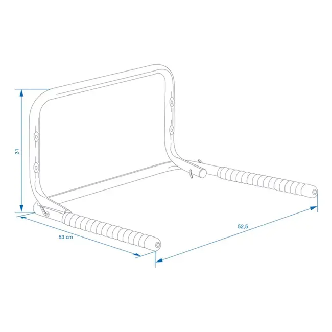 ProPlus Wandhouder – Voor 1 Fiets – Inklapbaar – 30 kg – Ruimtebesparend