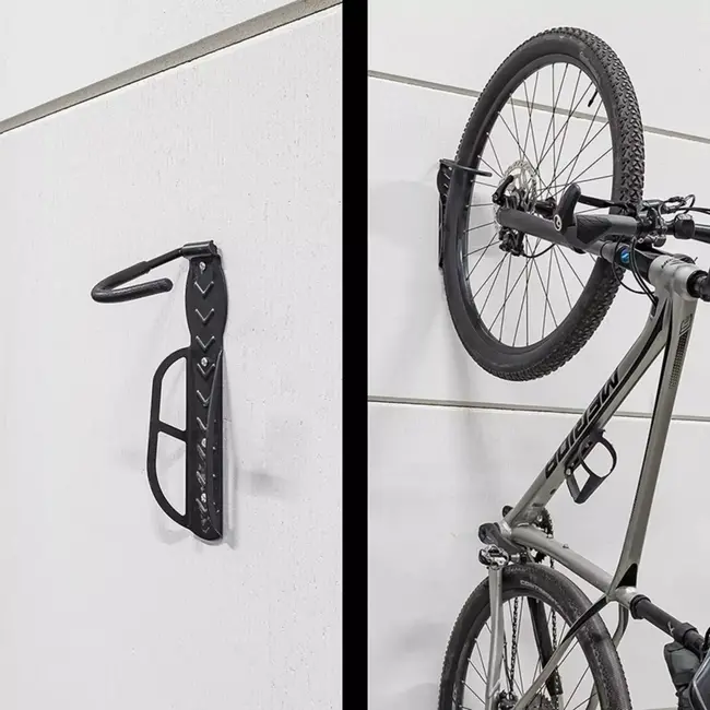 ProPlus Muurbeugel voor 1 Fiets – Set van 2 – Staal – 30 kg draagvermogen